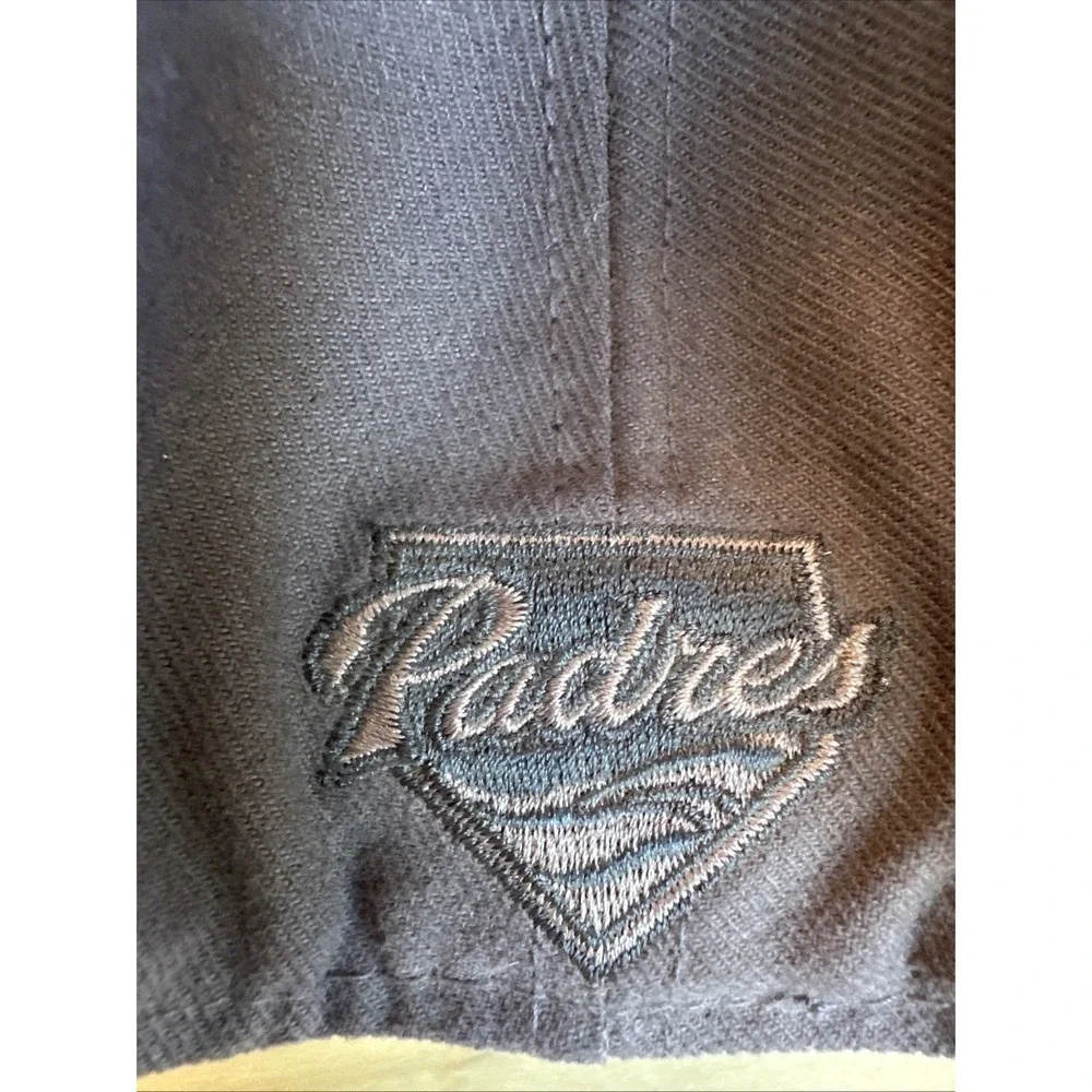New Era‎ 59Fifty San Diego Padres Fitted Hat Size 7 Gray Blue Baseball Friar